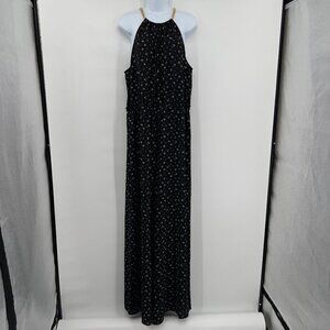 Michael Kors Women's Plus Floral Print Chain- Neck Wide Leg Jumpsuit XXL NWT